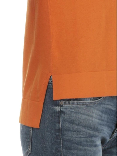 Shop Fendi Cotton Sweater In Orange