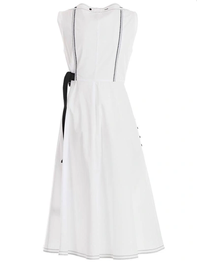 Shop Im Isola Marras Dress In Bianco