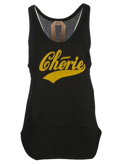 Shop N°21 N21 Tank Top In Black