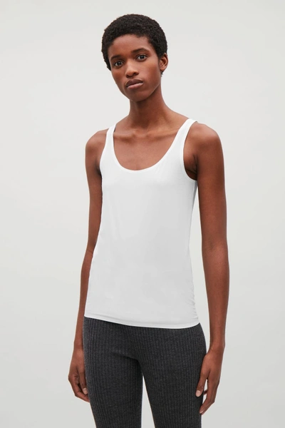 Shop Cos Seamless Vest Top In White