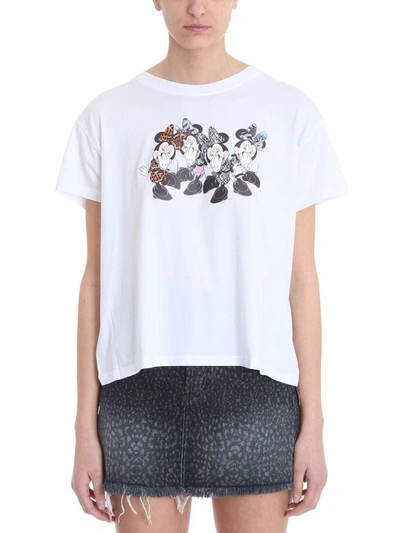 Shop Marcelo Burlon County Of Milan White Disney Edition Minnie Quartet T-shirt