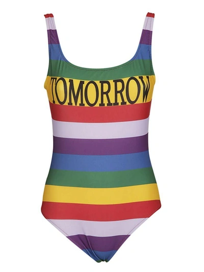 Shop Alberta Ferretti Tomorrow Swimsuit