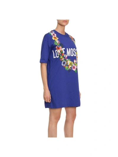 Shop Love Moschino Dress Dress Women Moschino Love In Blue