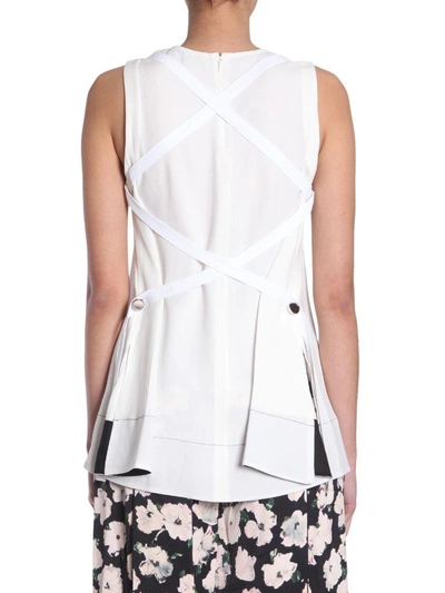 Shop Proenza Schouler Flared Top In Bianco