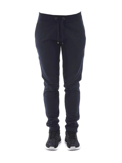 Shop Moncler Classic Track Pants In Blu Scuro