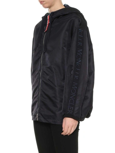 Shop Moncler Cordier Jacket In Blu