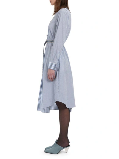 Shop Max Mara Maxmara Weekend Dress In Blu White