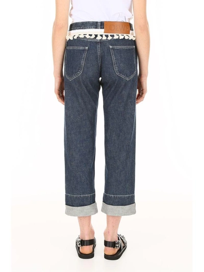 Shop Loewe Jeans With Rope In Blue Denim|blu