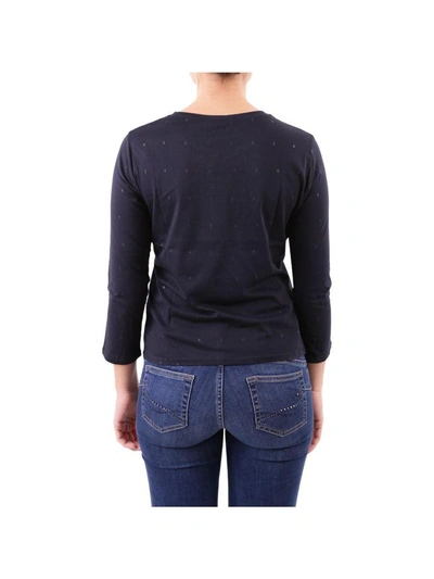 Shop Armani Jeans T-shirt In Navy