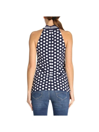 Shop Michael Michael Kors Top Top Women  In Blue