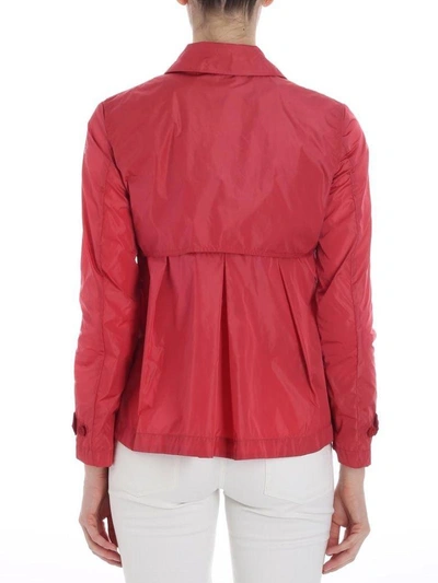 Shop Add Collared Jacket In Red