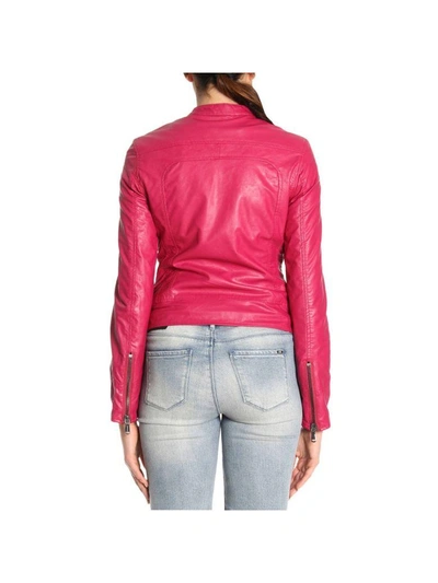 Shop Freedomday Jacket Jacket Women  In Fuchsia