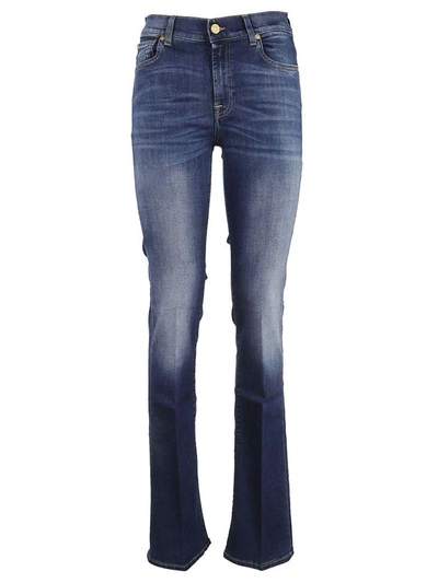Shop 7 For All Mankind Flared Jeans In Blu