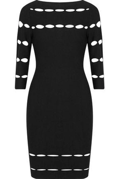 Shop Bailey44 Woman Grandiose Cutout Stretch-knit Dress Black