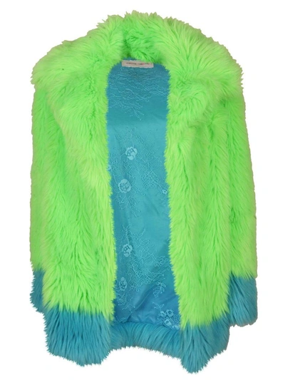 Shop Alberta Ferretti Faux Fur Coat