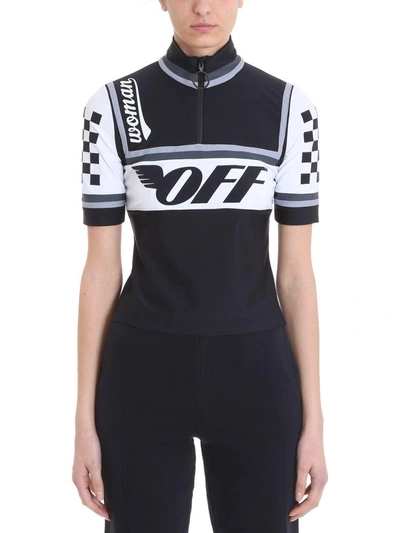 Shop Off-white Cycling Black And White T-shirt