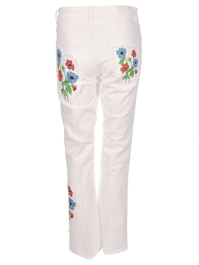 Shop Sonia Rykiel Flared Trousers In White