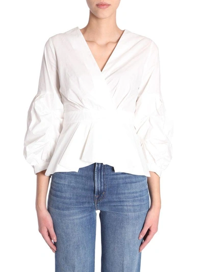 Shop Jovonna Lyla Shirt In Bianco