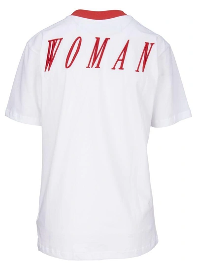 Shop Off-white T-shirt In Bianco Rosso