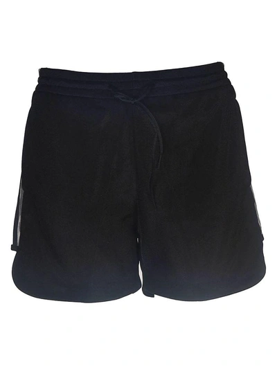 Shop Y-3 Sheer Side Stripe Shorts
