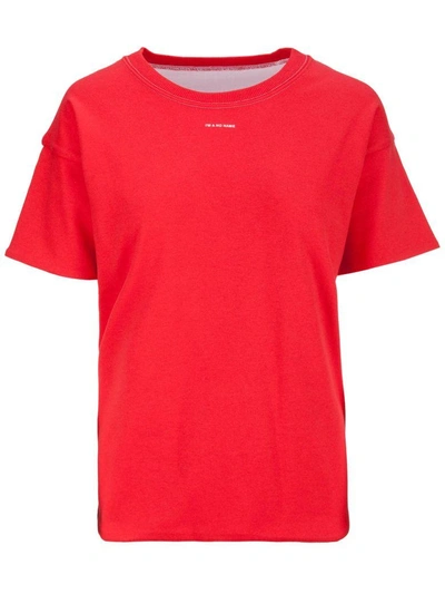 Shop Alyx T-shirt In Rosso