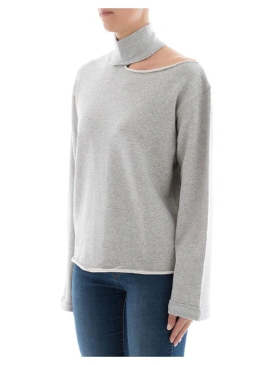Shop Rta Grey Cotton Sweatshirt