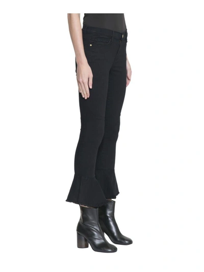 Shop Frame Le Skinny De Jeanne Denim Cotton Jeans In Nero