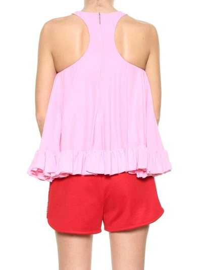 Shop Msgm Sleeveless Top In Rosa