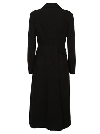 Shop Y's Single Breasted Coat In Black