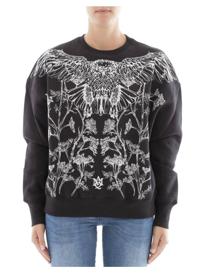 Shop Alexander Mcqueen Black Cotton Sweater