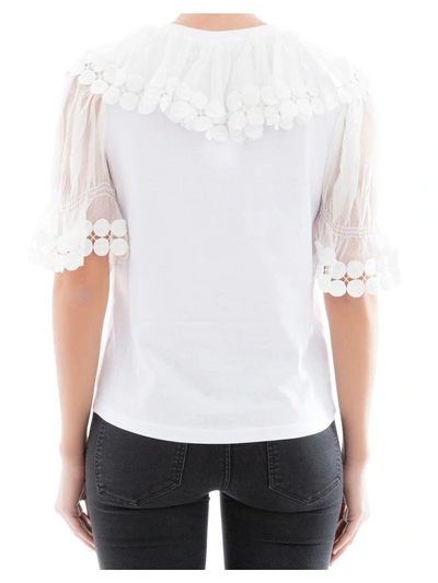 Shop Chloé White Cotton T-shirt