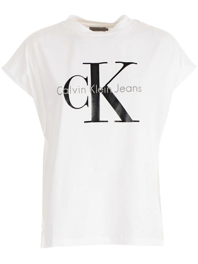 Shop Calvin Klein Jeans Est.1978 Short Sleeve T-shirt In Bright White