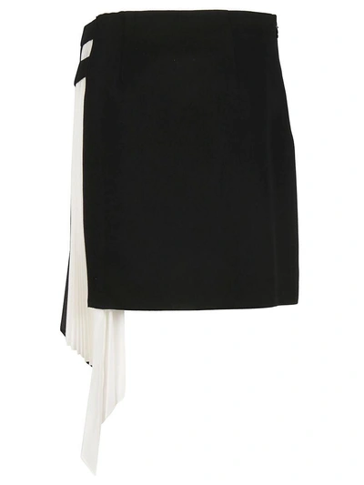 Shop Givenchy Pleated Godet Mini Skirt