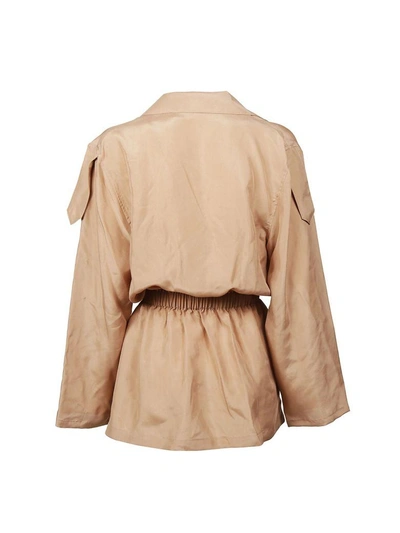 Shop See By Chloé Tie On Waist Trench In Pink