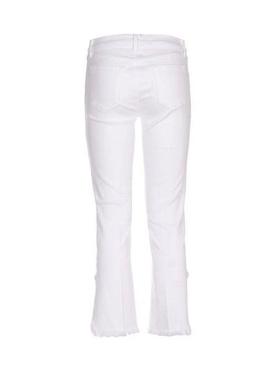 Shop J Brand Slim Fit Cropped Jeans In White