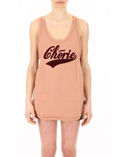 Shop N°21 N.21 Printed Tank Top In Rosa (pink)