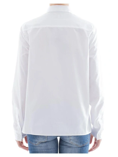 Shop Kenzo White Cotton Shirt