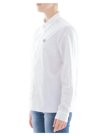 Shop Kenzo White Cotton Shirt