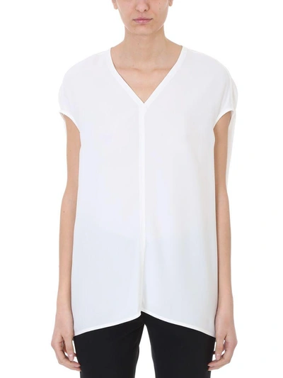 Shop Rick Owens Floating Top Milk Viscose In White