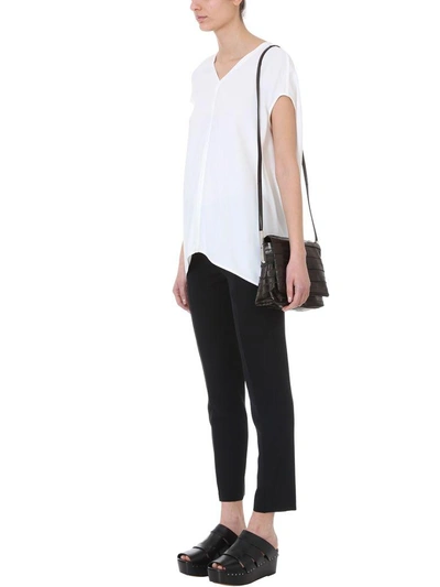 Shop Rick Owens Floating Top Milk Viscose In White