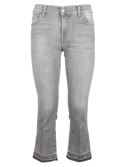 Shop 7 For All Mankind Flared Skinny Jeans In Sliilldaw
