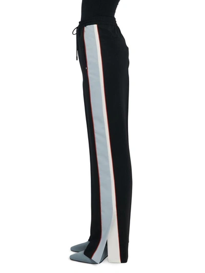 Shop Sportmax Code Trousers In Blu Navy