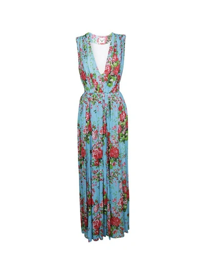 Shop Leitmotiv Floral Dress In Blue