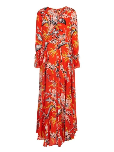 Shop Diane Von Furstenberg Bethany Maxi Dress In Multicolor