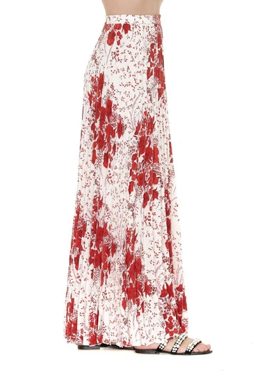 Shop Ermanno Scervino Long Skirt In Red White