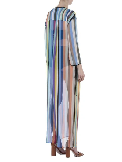 Shop Diane Von Furstenberg Silk Dress In Multicolor