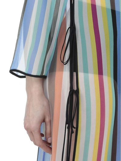 Shop Diane Von Furstenberg Silk Dress In Multicolor