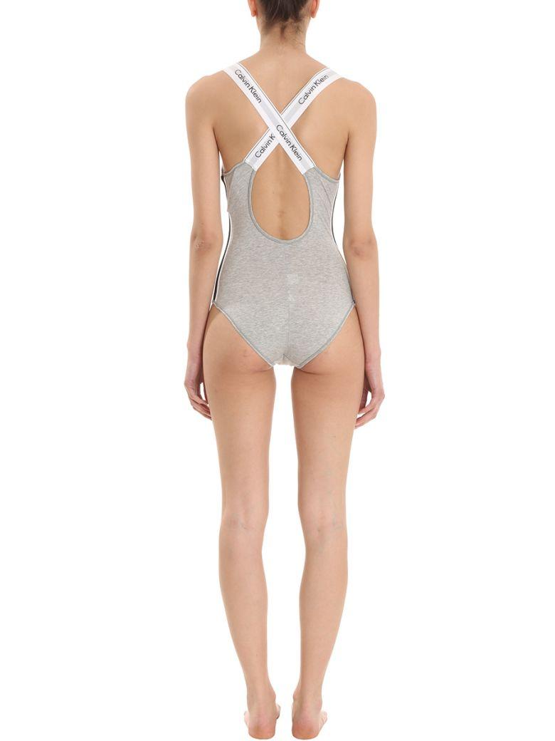 Calvin Klein Modern Cotton Bodysuit In Grey | ModeSens