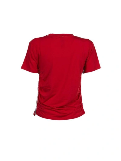 Shop Carven Ruched T-shirt In Rosso