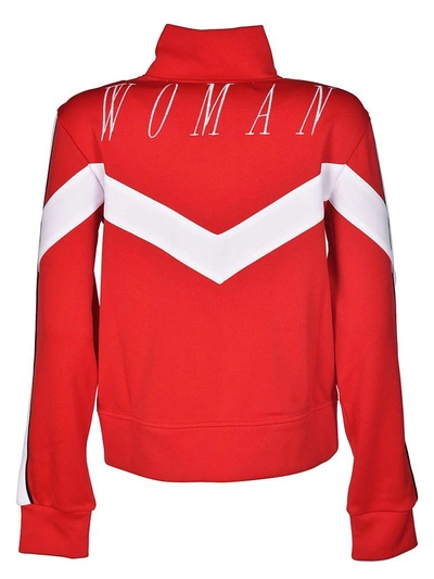 Shop Off-white Technical Bomber In Red-white